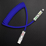 ๐"GlowCharge Pro" 240W 4-in-1 Spring Car Cable with Lights