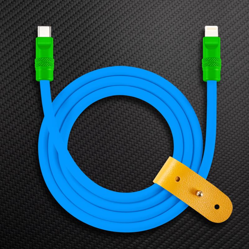 240W Contrast Color Silicone Fast Charging Cable