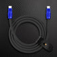 "Anodized Pro" 240W Reflective Shine Charge Cable C+Lightning