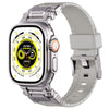 Armor Sport Silicone Band for Apple Watch - Gray White