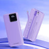 "Chubby" 22.5W 10000mAh Power Bank With Built-In Cord - Purple
