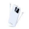 "Chubby" 22.5W 10000mAh Power Bank With Built-In Cord - White 1