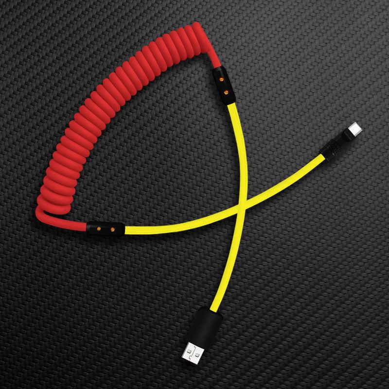 "Chubby Mood" Silicone Braided Fast Charging Cable #528