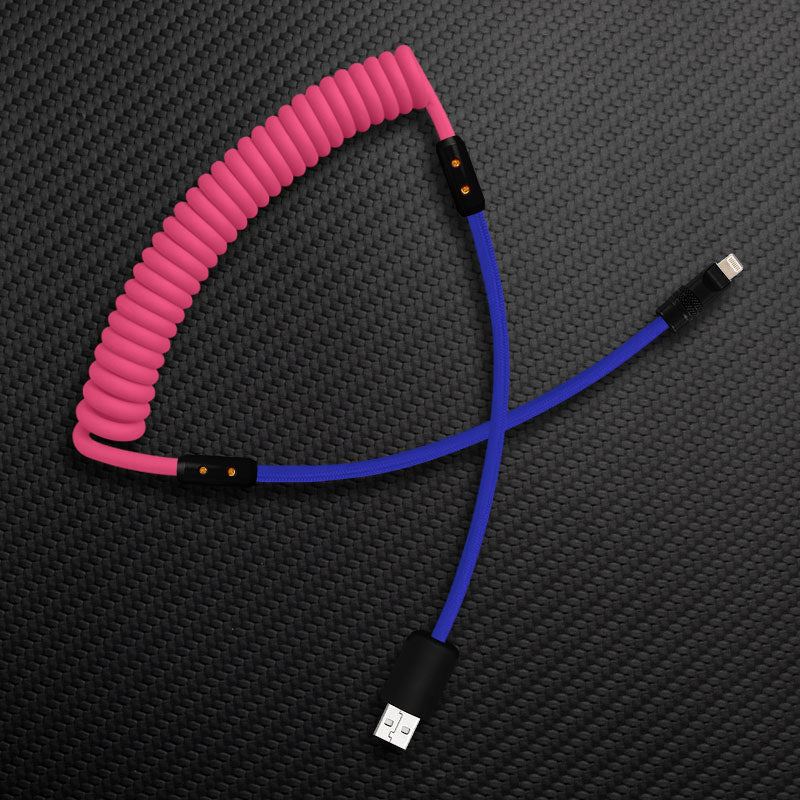 "Chubby Mood" Silicone Braided Fast Charging Cable #528