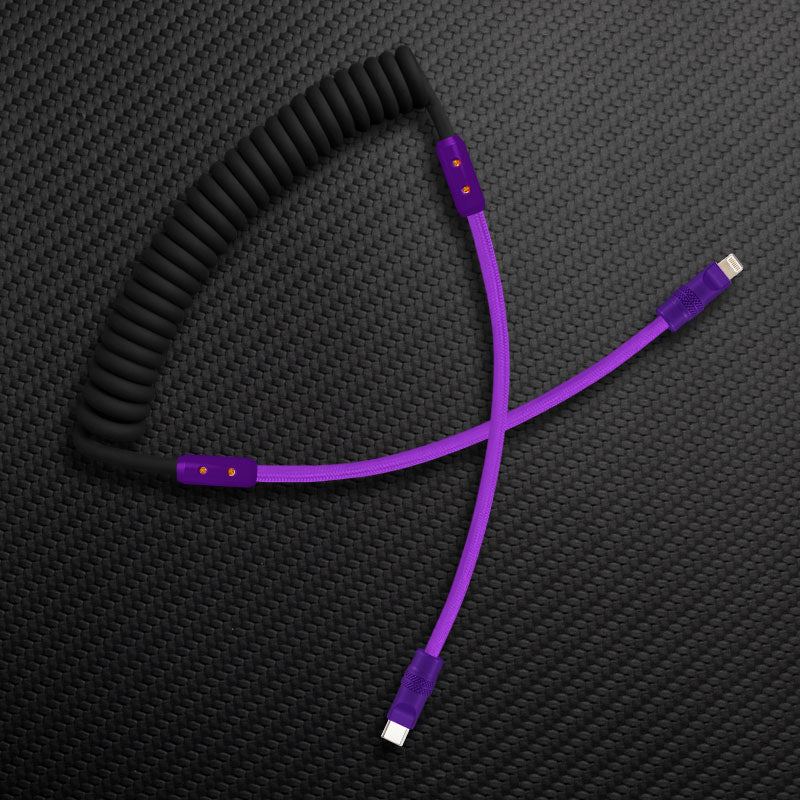 "Chubby Mood" Silicone Braided Fast Charging Cable #711