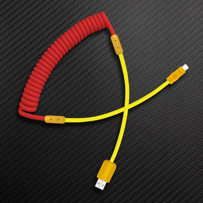 "Chubby Mood" Silicone Braided Fast Charging Cable #711