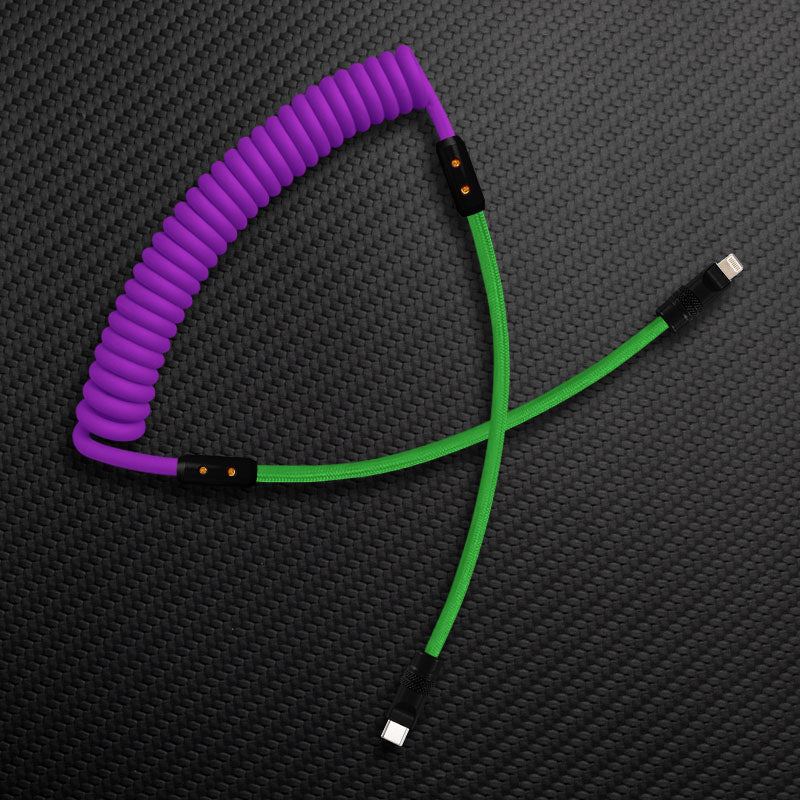 "Chubby Mood" Silicone Braided Fast Charging Cable #528