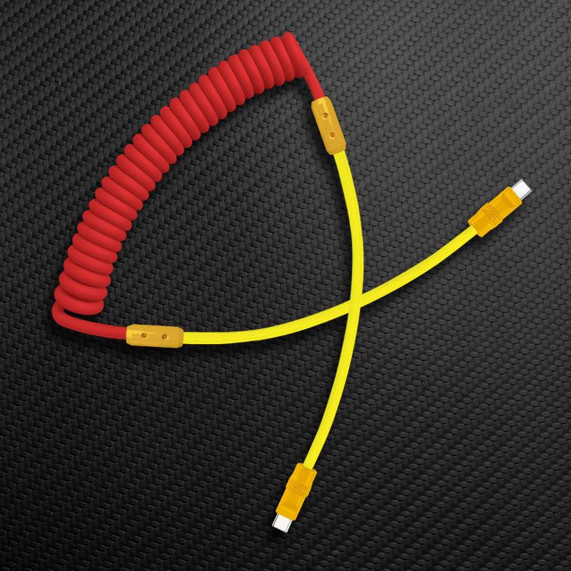 "Chubby Mood" Silicone Braided Fast Charging Cable #711