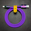 "Chubby" Speziell entwickeltes -Kabel mit farbigen Anschlüssen - Lila