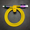 "Chubby" Speziell entwickeltes -Kabel mit farbigen Anschlüssen - Gelb