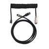 "Chubby" USB To Type C Spring Keyboard Cable - Balck