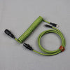 "Chubby" USB To Type C Spring Keyboard Cable - Green