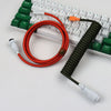 "Chubby" USB To Type C Spring Keyboard Cable - Red+Black
