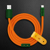 "Color Block Chubby“ Speziell angepasstes ChubbyCable - Orange+Dunkelgrün