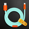 "Color Block Chubby“ Speziell angepasstes ChubbyCable - Hellblau+Orange