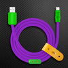 "Color Block Chubby“ Speziell angepasstes ChubbyCable - Lila+Grün