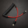 "Colorblock Chubby“ Neues Federladekabel - Black+Red [Christmas Exclusive]
