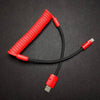 "Colorblock Chubby“ Neues Federladekabel - Red+Black [Christmas Exclusive]