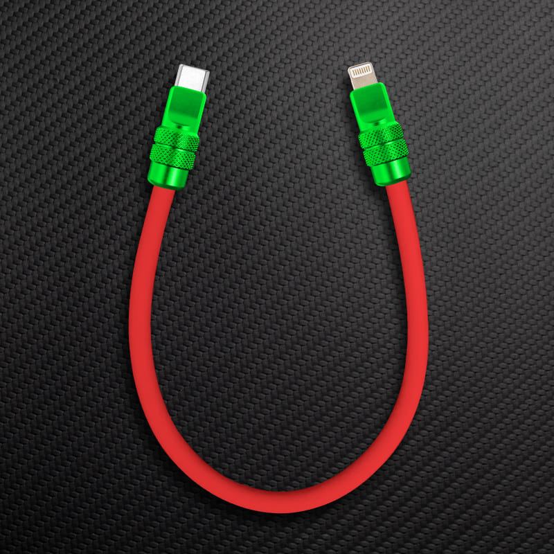 "Cute Anodized" Power Bank Friendly Cable C+Lightning