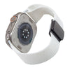 Elastic Magnetic Liquid Silicone Band For Apple Watch - White