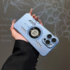 Frosted Ultra-Thin Borderless Hollow Heat Dissipation Magsafe Magnetic iPhone Case - Blue