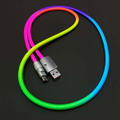 "Rainbow Chubby“ Buntes Chubby-Kabel 