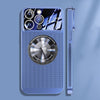 Large Window Hollow Heat Dissipation Magsafe Magnetic iPhone Case - Blue