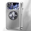 Large Window Hollow Heat Dissipation Magsafe Magnetic iPhone Case - Silver