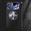 Large Window Hollow Heat Dissipation Magsafe Magnetic iPhone Case - Black