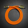 "Neon Chubby“ Schnellladekabel mit vergoldetem Design - Orange