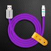 "Neon Chubby“ Schnellladekabel mit Smart Light - Lila
