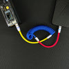 "Neon Chubby“ Neues Federladekabel - Blau+Gelb+Rot