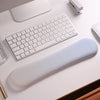 "Chubby Comfort“ Silikon-Tastatur-Handgelenkauflage und Mauspad-Set – Süßigkeiten-Thema - Grau+Blau