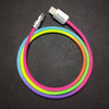 "Rainbow Chubby" Buntes Ladekabel - Bunt
