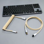 "Chubby" USB To Type C Spring Keyboard Cable