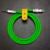 "Seamless Chubby“-Audiokabel (Typ-C und Lightning) - Grün