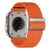 Stretch Nylon Woven Watch Band for Apple Watch - Orange