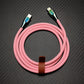 "Thin Chubby" 240W Liquid Silicone Charging Cable With Quenched Colored Connector