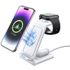 "Cyber" MagSafe Magnetic 3-In-1 Wireless Charger - White
