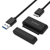 „Explorer“ SATA-zu-USB3.0-Adapterkabel - Schwarz A