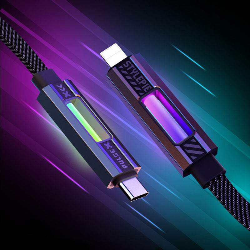 "Vibe“ RGB Neon Schnellladekabel