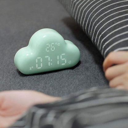 „Chubby“ LED-Digitalwecker mit Uhrzeit und Temperatur