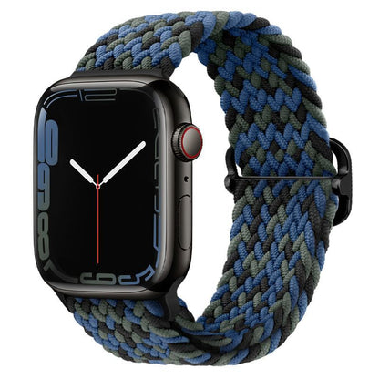 "Rainbow iWatch Strap“ Buntes geflochtenes Nylonarmband 