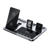 4-In-1 Wireless Fast Charger Desktop Stand Charger - Gray