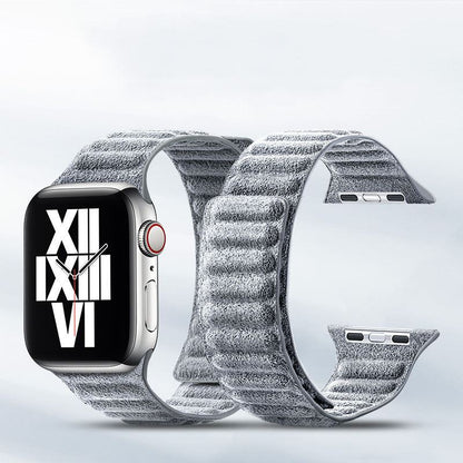 "Magnetisches iWatch-Band“ Alcantara Loop