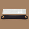 "Chubby Comfort“ Silikon-Tastatur-Handgelenkauflage und Mauspad - Schwarz