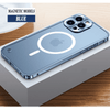 Unzerbrechliches Metallgehäuse „Explorer“ für das iPhone  - BLAU (MagSafe-Unterstützung)