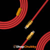 Iron Chubby – Speziell angepasstes ChubbyCable - Rot+Gold