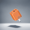"Chubby" 20W Dual Port Fast Charger - Orange
