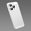 Ultradünne, atmungsaktive iPhone-Hülle mit Linsenfolie - Weiß